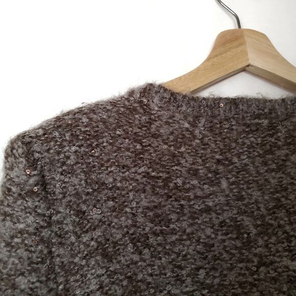 Banana Republic | Mohair Blend Sequin Sweater Coat - Picture 5 of 9